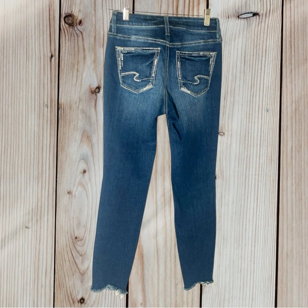 Women’s Silver Siki Skinny Blue Jeans. Size 26/29